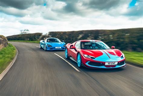 Video twin test: McLaren 750S vs Ferrari 296 GTB supercar battle | CAR ...