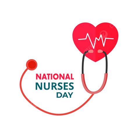 National Nurses Day Vector Art Png National Nurses Day Lettering With Nice Stethoscope Nursing