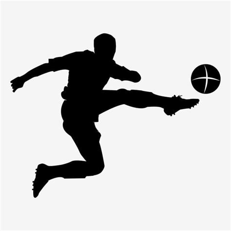 Jump Shot Silhouette Transparent Background Jumping Shot Soccer