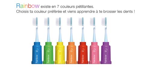 Rainbow une brosse à dents connectée pour les enfants MédecinGeek