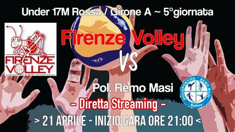 U17M Rossa Girone A Giornata 5 Firenze Volley Rossa Vs Pol Remo