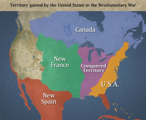 Loyalists American Revolution Map