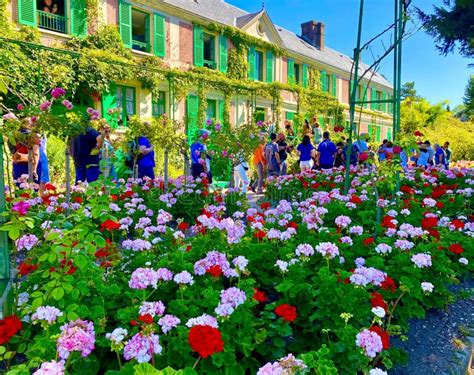 The Beautiful Garden and House of Claude Monet in France Editorial ...