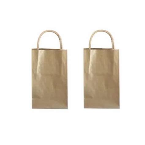 Plain Paper Shopping Bags Capacity 500 G 1 Kg At Rs 4 Piece In