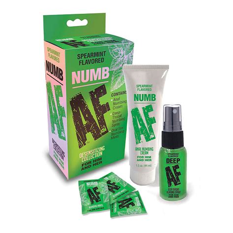 Numb Af Kit Gel Spray Mints