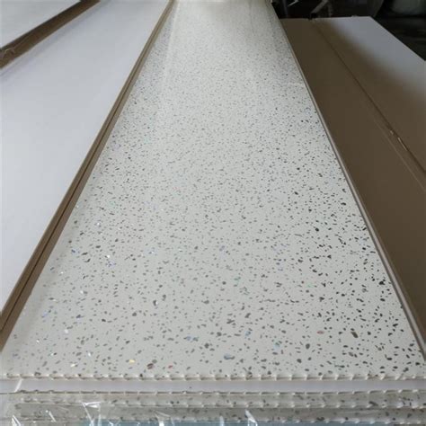 Chine Bon Prix White Sparkle Pvc Panneaux Muraux Fabricants