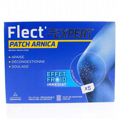 FLECT EXPERT Patch Arnica Effet Froid X 5 Parapharmacie Prado Mermoz