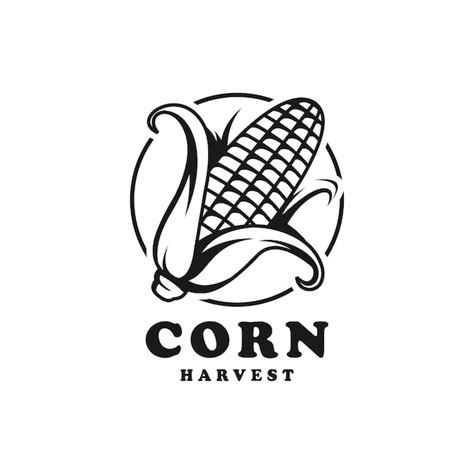 Premium Vector Vintage Logo Corn Vector Template Illustration