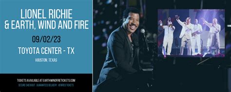 Lionel Richie & Earth, Wind and Fire at Toyota Center - TX | 2 September 2023 | Earth, Wind and ...