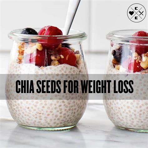 Using Chia Seeds To Help With Weight Loss