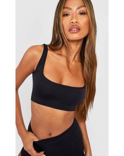 Black Boohoo Lingerie For Women Lyst