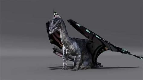 3d Cgi Dragon Walk Animation Test Youtube