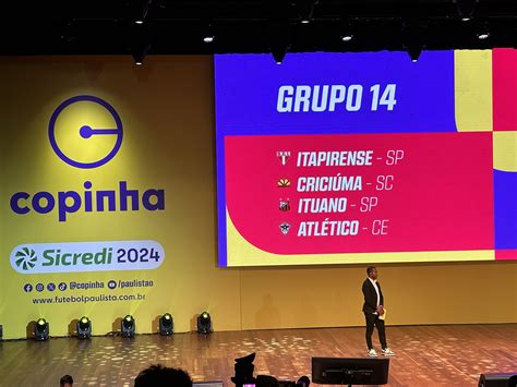 Criciúma conhece os adversários da Copa SP 2024 Blog Enio Biz 4oito