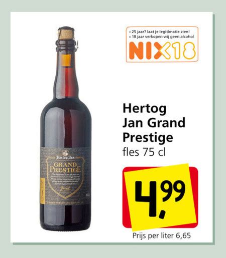 Hertog Jan Speciaalbier Folder Aanbieding Bij Jan Linders Details