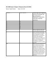 Document14 Pdf BSC 2085 Exam 2 Chapter 2 Response Sheet Fall 2022