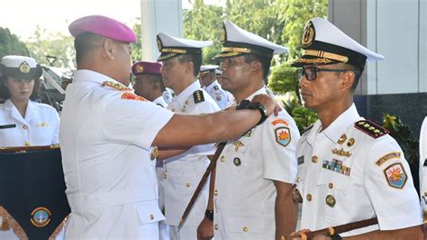 Sertijab Di Jakarta Danlanal Lampung Berganti Kepada Kolonel Laut P