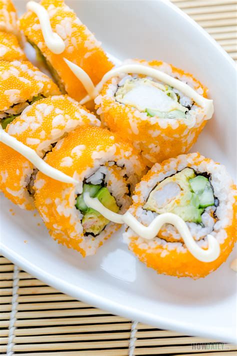 Boston Roll Recipe Sushi Made From Shrimp Avocado And Cucumber