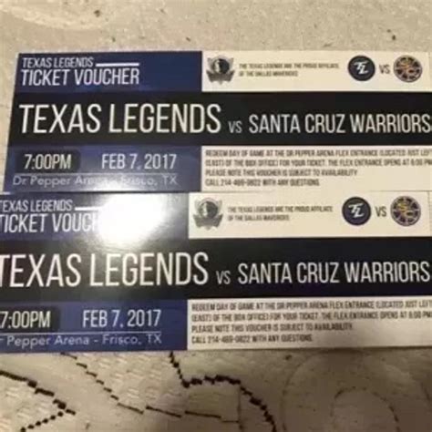 Texas Legends tickets!! for sale in Frisco, TX - 5miles: Buy and Sell