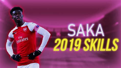 Bukayo Saka Amazing Skills Assists And Goals 2019 Youtube