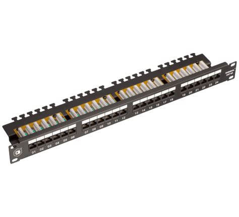 Cat6 Utp Patch Panel 24 Port Cat6 Utp Patch Panel 180 Degree Patch Panel