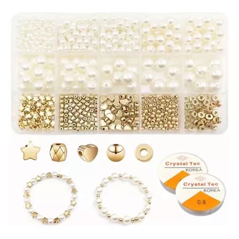 Kits Cuentas Para Hacer Pulseras Y Collares Bisuteria Casero Meses