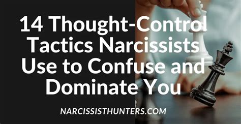 14 Thought Control Tactics Narcissists Use To Control You