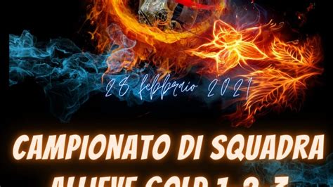 LIVE Streaming Campionato Di Squadra Allieve Gold 1 2 3 YouTube