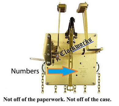 Jauch Clock Movement Conversions available three weight chain driven