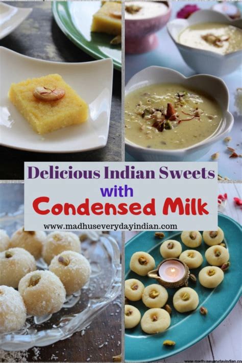 quick and easy indian sweets with condenesed milk