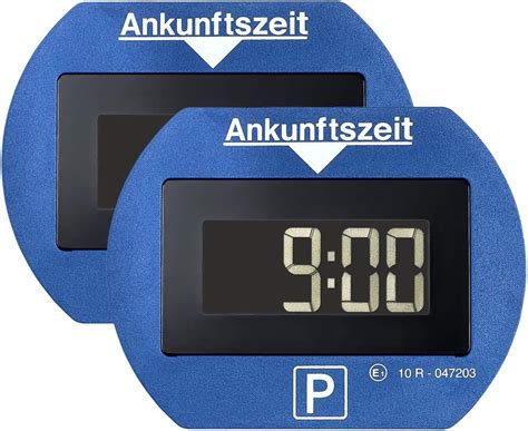 Needit X Park Lite Elektronische Parkscheibe Digitale Parkuhr Blau Mit