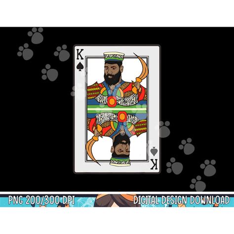 King Spades African American Card Halloween T Pngsublima Inspire Uplift