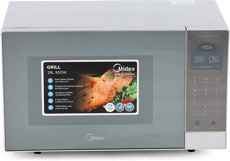 Midea 28L Microwave Oven With Grill Digital Touch Control 900W Power