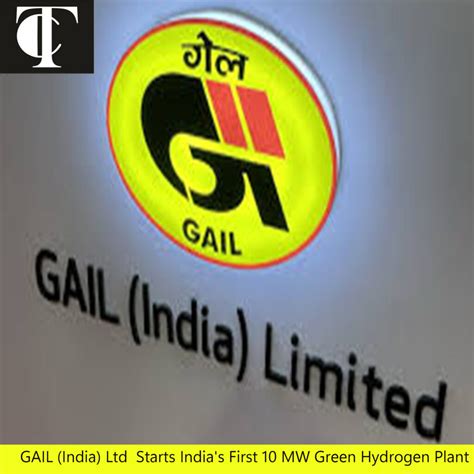 Gail India Ltd Starts India S First Mw Green Hydrogen Plant