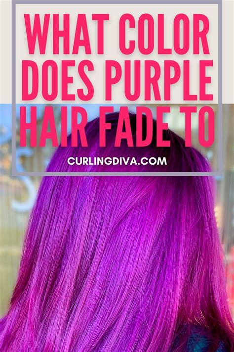 What Color Does Purple Hair Fade To Faded Purple Hair Purple Hair