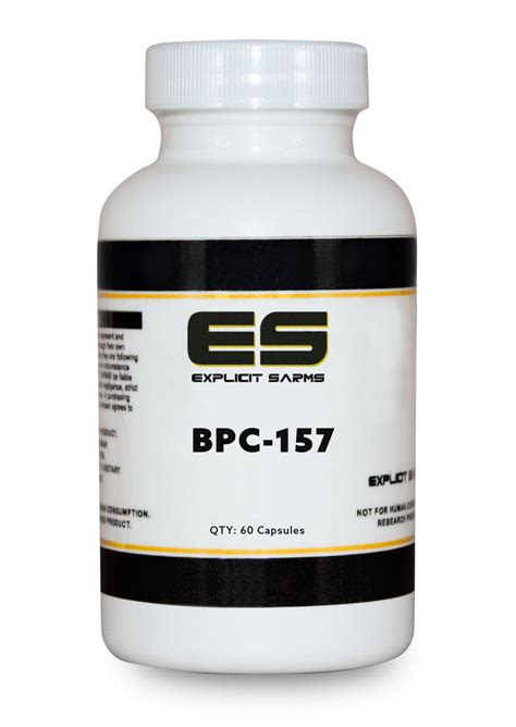 Bpc 157 Capsules 250mcg 60 Ct Explicit Supps