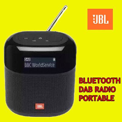 JBL DAB FM Portable Bluetooth Speaker Radio Aux Input TUNER XL BLACK