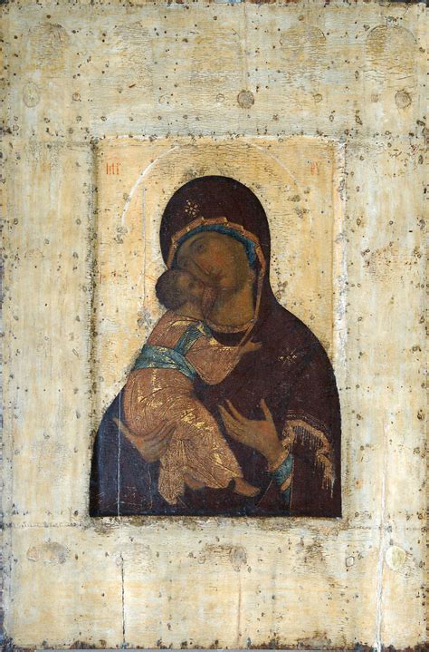 The Virgin of Vladimir - Andrei Rublev - WikiArt.org - encyclopedia of ...