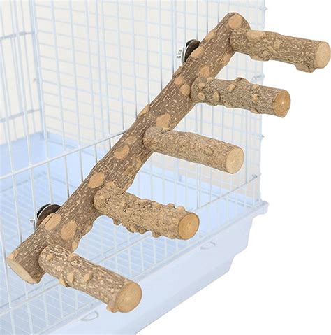 Umifica Perchoir En Bois Naturel Pour Perroquet Support Pour Oiseaux