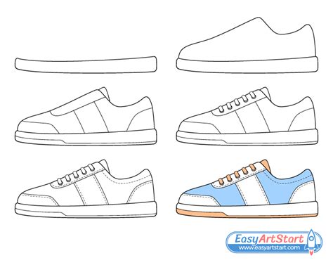 How to Draw a Shoe Step by Step (Simple Guide) - EasyArtStart