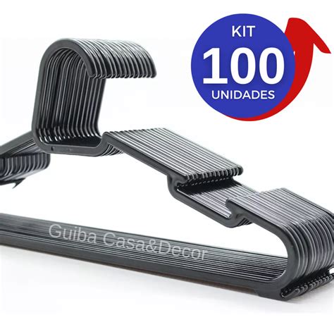 Cabides Para Roupas Resistentes - Kit 100 Cabide Reforçado Resistente cabide adulto cabides para roupas ...