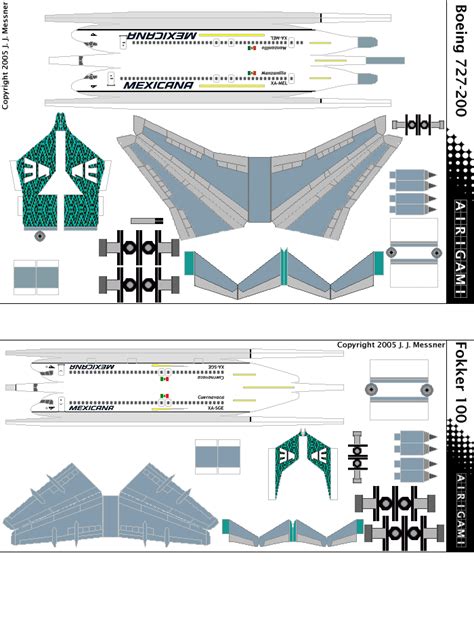 4G Models Papier Avion By Airigami