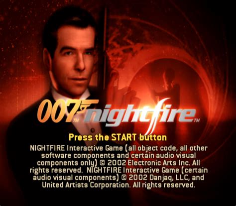 007 Nightfire Screenshots MobyGames