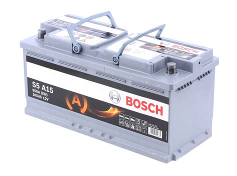 0 092 S5A 150 BOSCH S5 A15 S5 Batterie 12V 105Ah 950A B13 Batterie AGM