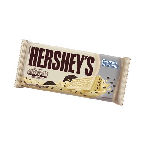 Tableta De Chocolate Blanco Hersheys Cookies N Creme 87 G Carrefour