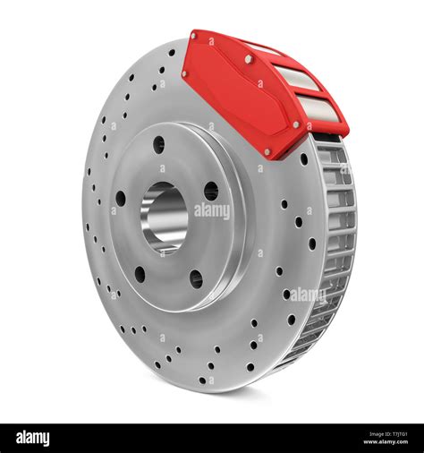 Brake Disc Isolated On White Background Stock Photo Alamy