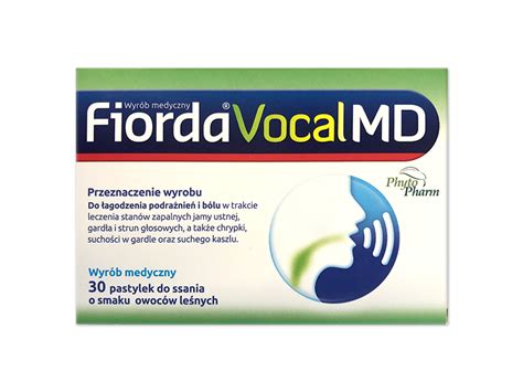 Fiorda Vocal Md O Smaku Owoc W Le Nych Pastylki Do Ssania