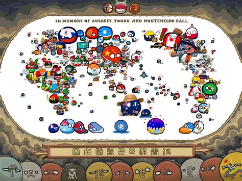 A Different Polandball World Map Rpolandballcommunity