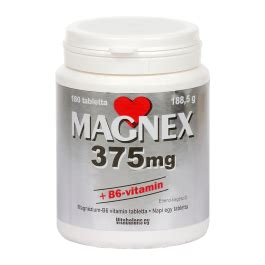 Magnex 375 mg B6 tabletta 180x BENU Gyógyszertár