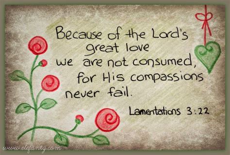 Jenny Of ELEFANTZ Sunday Scripture Lamentations 3 22