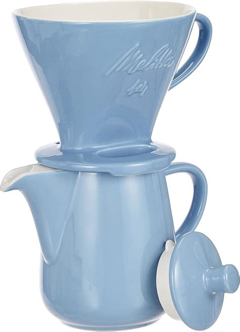 Amazon De Melitta Pour Over Set Blau Kaffeefilter X